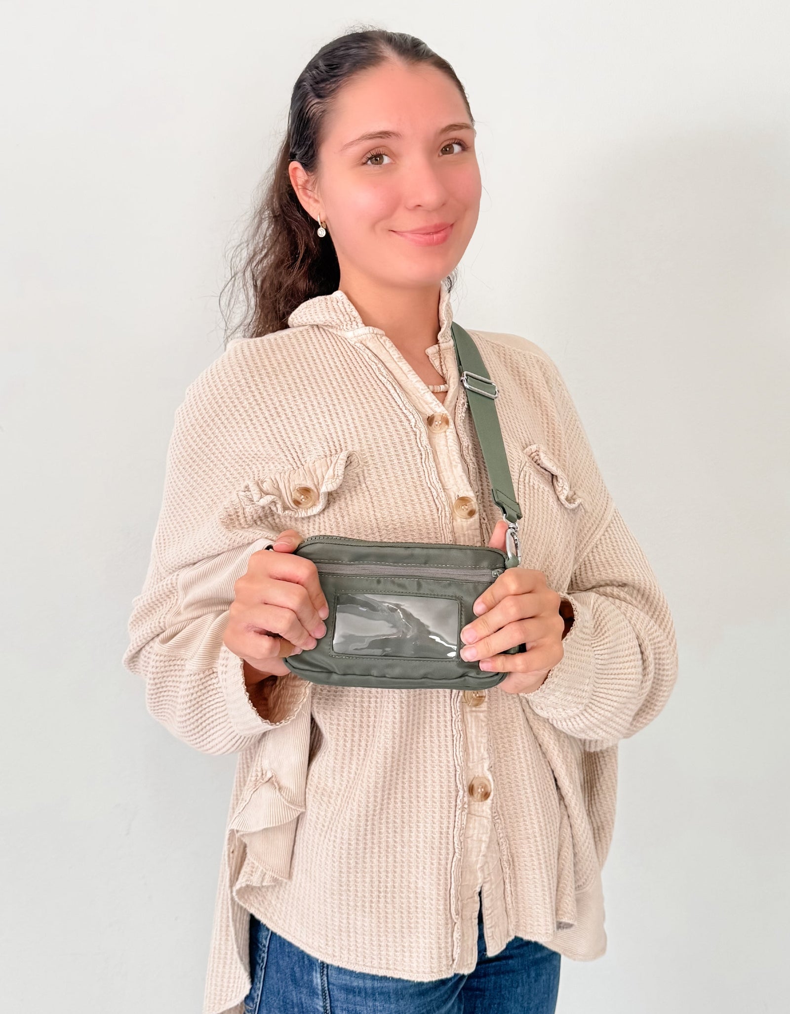 Convertible Crossbody & Wristlet Wallet Bag – 7 Colors | 2-Zipper Purse with Card Slots, Phone Holder & Adjustable Strap