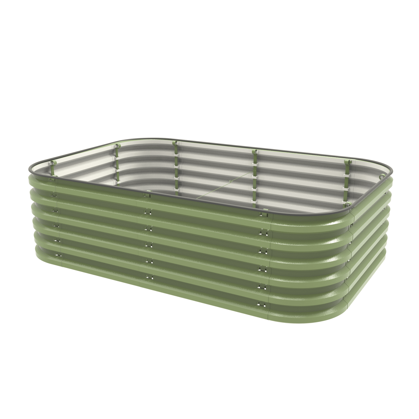 Gro-Rite "No Tools Needed" Premium Metal Raised Garden Bed Kit