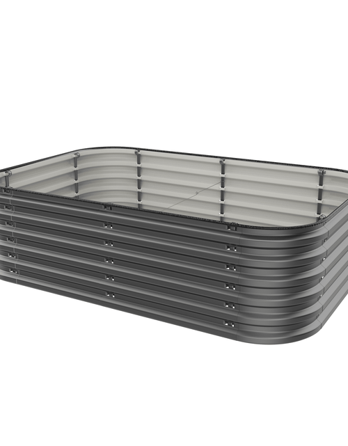 Load image into Gallery viewer, Gro-Rite "No Tools Needed" Premium Metal Raised Garden Bed Kit
