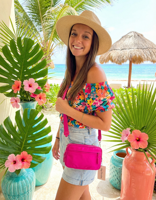 Load image into Gallery viewer, Convertible Crossbody &amp; Wristlet Wallet Bag – 7 Colors | 2-Zipper Purse with Card Slots, Phone Holder &amp; Adjustable Strap
