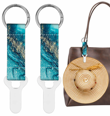 dcdcee Hat Clip Travel Bag Accessory Blue Ocean 1 Lightweight 0.09lb