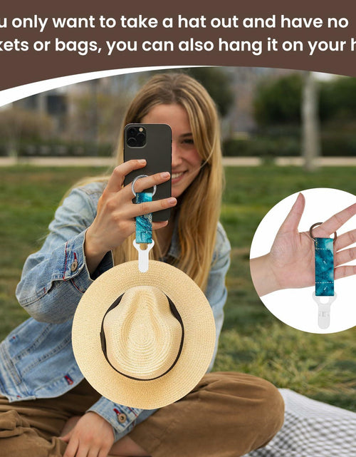 Load image into Gallery viewer, dcdcee Hat Clip Travel Bag Accessory Blue Ocean 1 Lightweight 0.09lb
