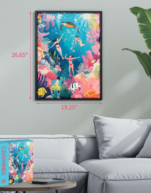 Load image into Gallery viewer, Graphinee 1000pcs Undersea World Jigsaw Puzzle Colorful Animals Paper

