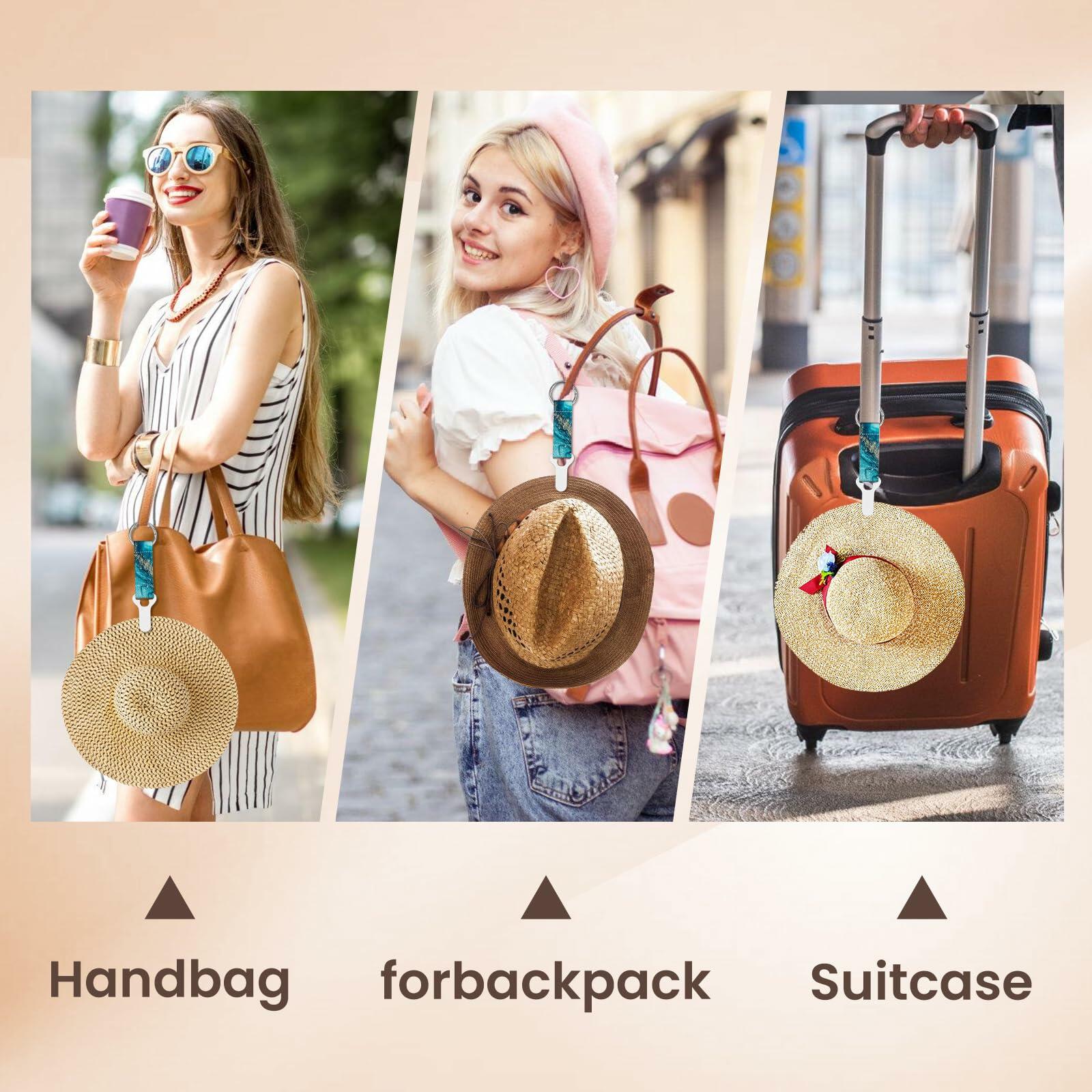 dcdcee Hat Clip Travel Bag Accessory Blue Ocean 1 Lightweight 0.09lb