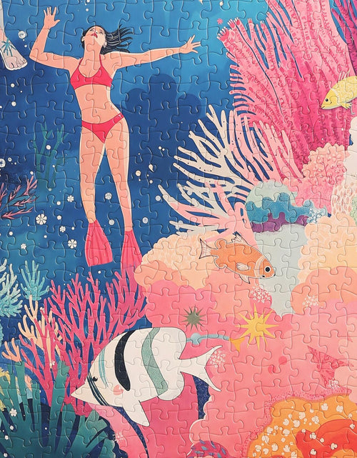 Load image into Gallery viewer, Graphinee 1000pcs Undersea World Jigsaw Puzzle Colorful Animals Paper
