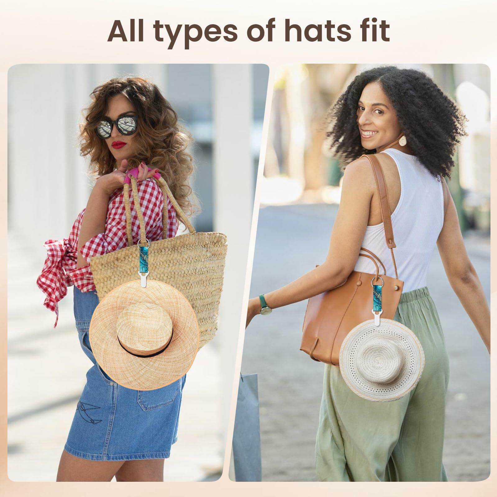 dcdcee Hat Clip Travel Bag Accessory Blue Ocean 1 Lightweight 0.09lb