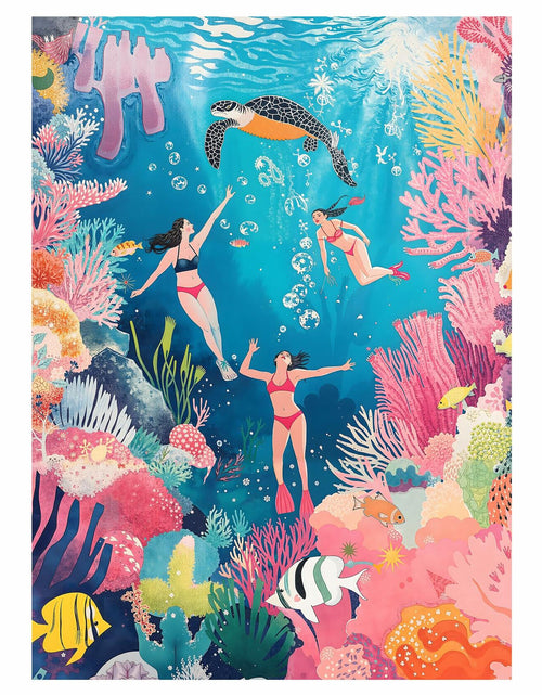 Load image into Gallery viewer, Graphinee 1000pcs Undersea World Jigsaw Puzzle Colorful Animals Paper
